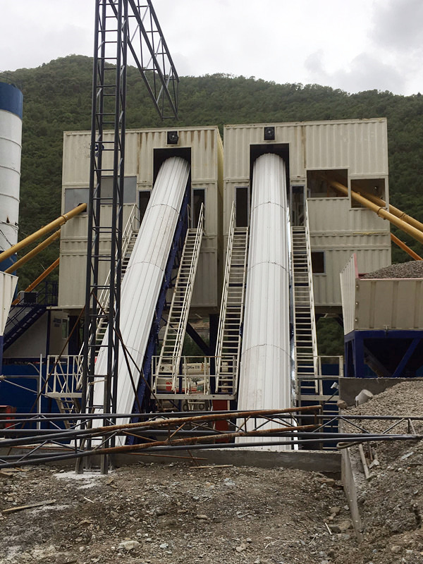 High-Efficiency Stationary Concrete Batching Plant Strong Production Capacity