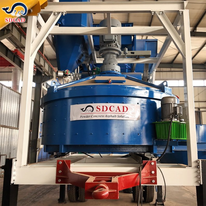 Portable Concrete Mixing Plant for Infrastructure &amp; Road Construction