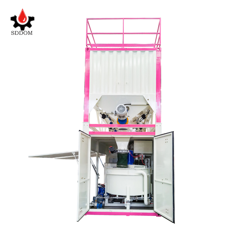 Factory Direct Automated Combination Slurry Grout Batching Plant with Big Pump From China (NJ50)