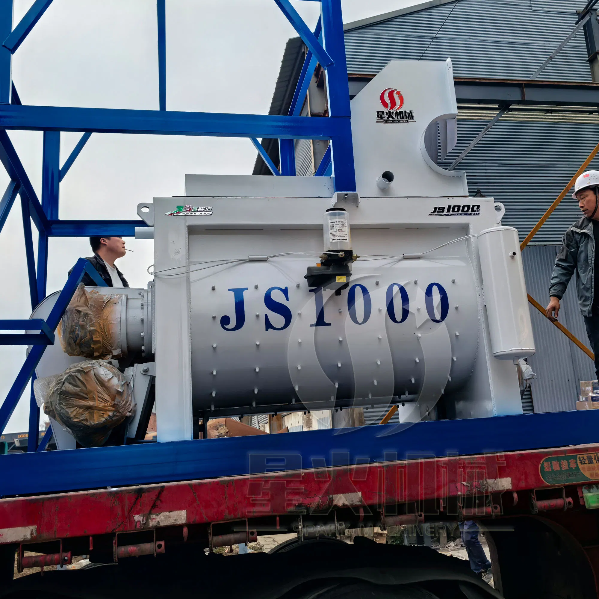 Customized Hzs60 Fixed Large Capacity High-Efficiency Concrete Batching Plant