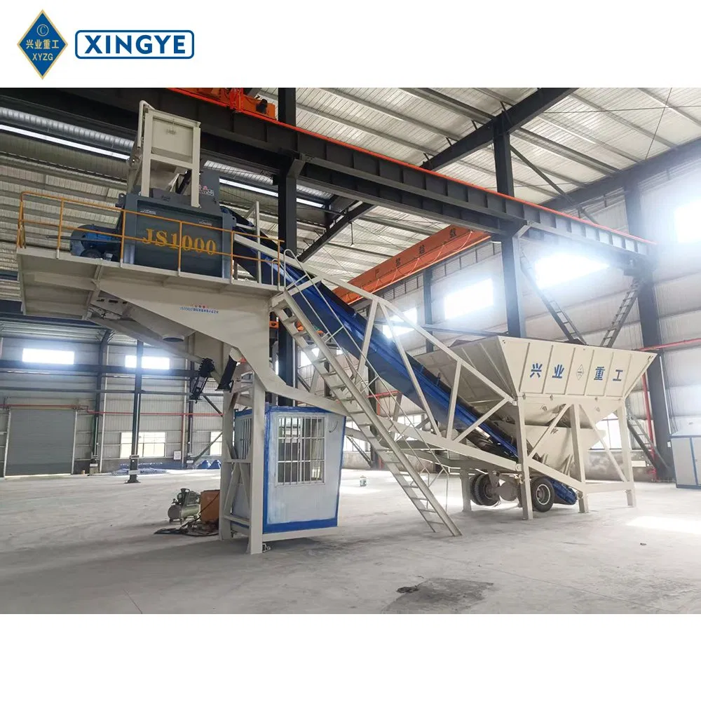 High-Quality 60m3 Mobile Concrete Batching Plant From China