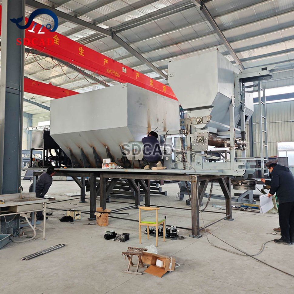 Volumetric Concrete Batching Plant Compact Structure for Urban Jobsite Operations