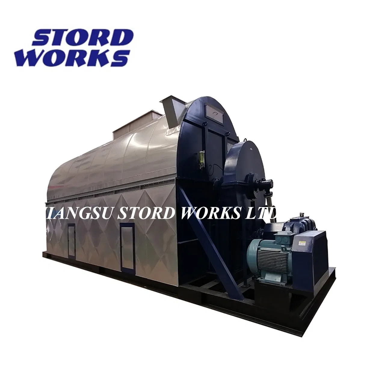 Professional Sludge Drying machinery Customized Steam Tube Bundle Dryer System