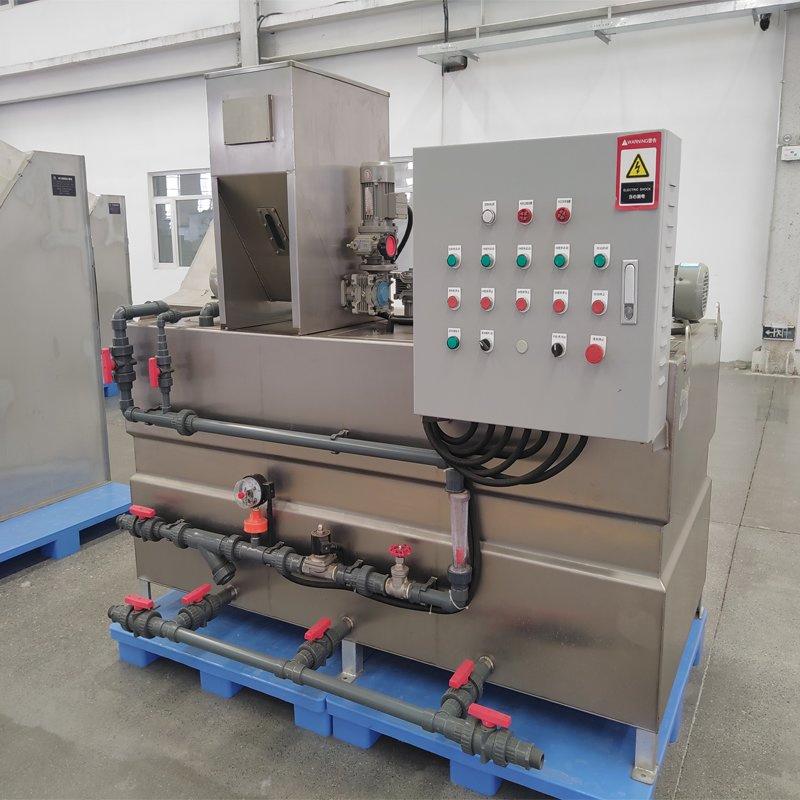 Polymer Preparation Unit SS304/316 Automatic Polymer Dosing System Chemical Mixing &Flocculation Tank