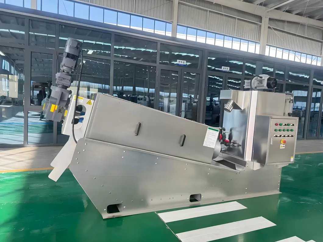 Screw Press Sludge Dewatering 1