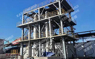 Forced circulation evaporator