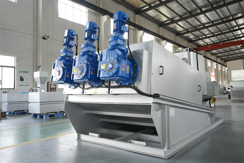 Advanced Municipal Wastewater Sludge Dewatering and Drying System