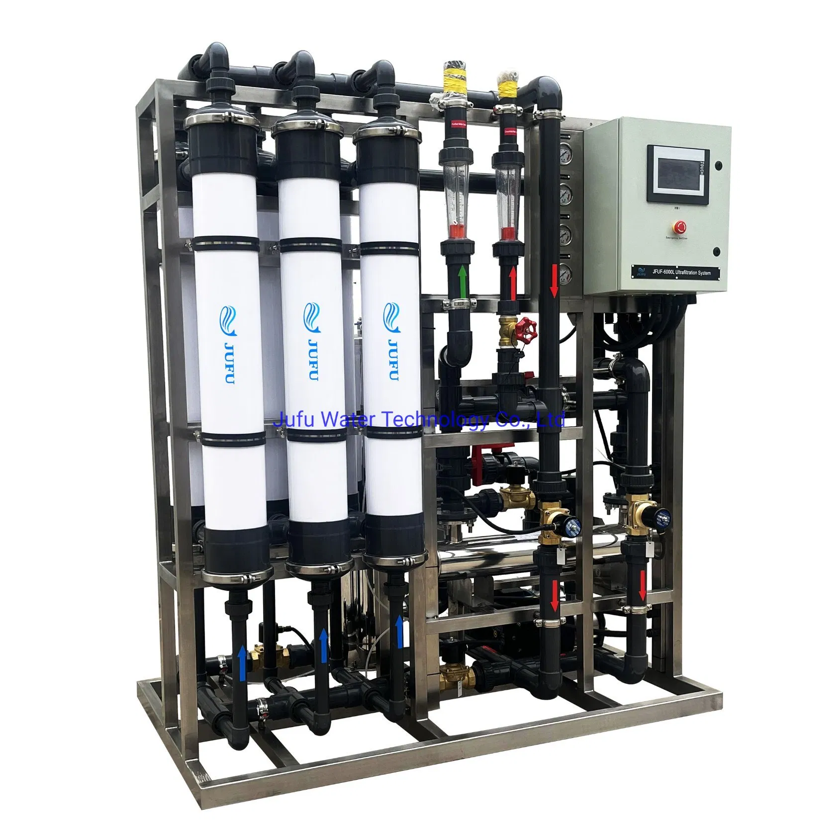 6000liters Per Hour UF System Ultra Filtration Water Treatment PVDF UF Membrane