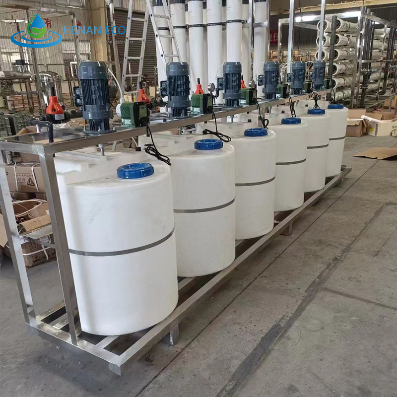 Industrial Dosing Pump/PLC Fully Automatic 200L/500L PE Chemical Dosing System for Wtp