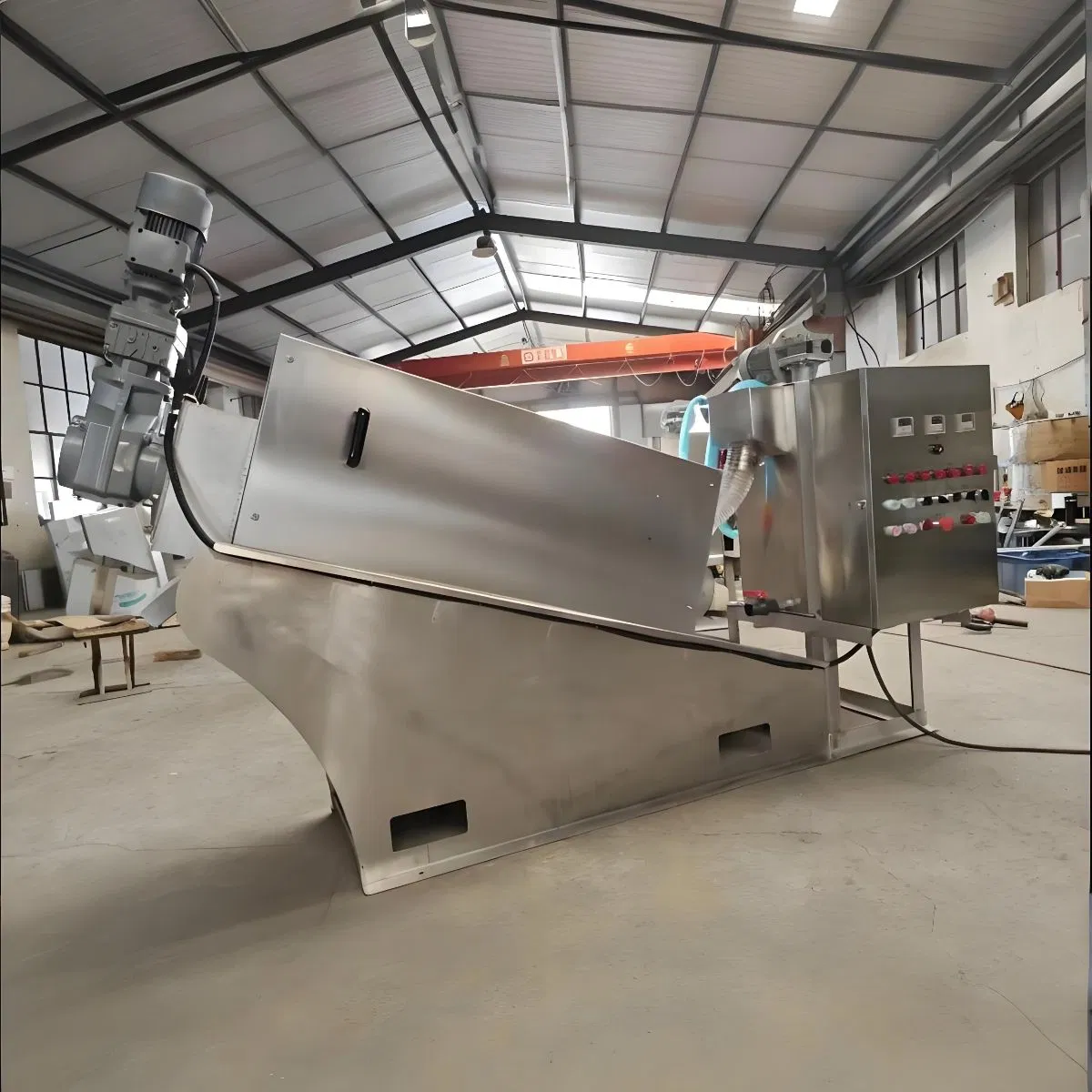 High Performance Screw Press Sludge Dewatering Equipment for Sludge