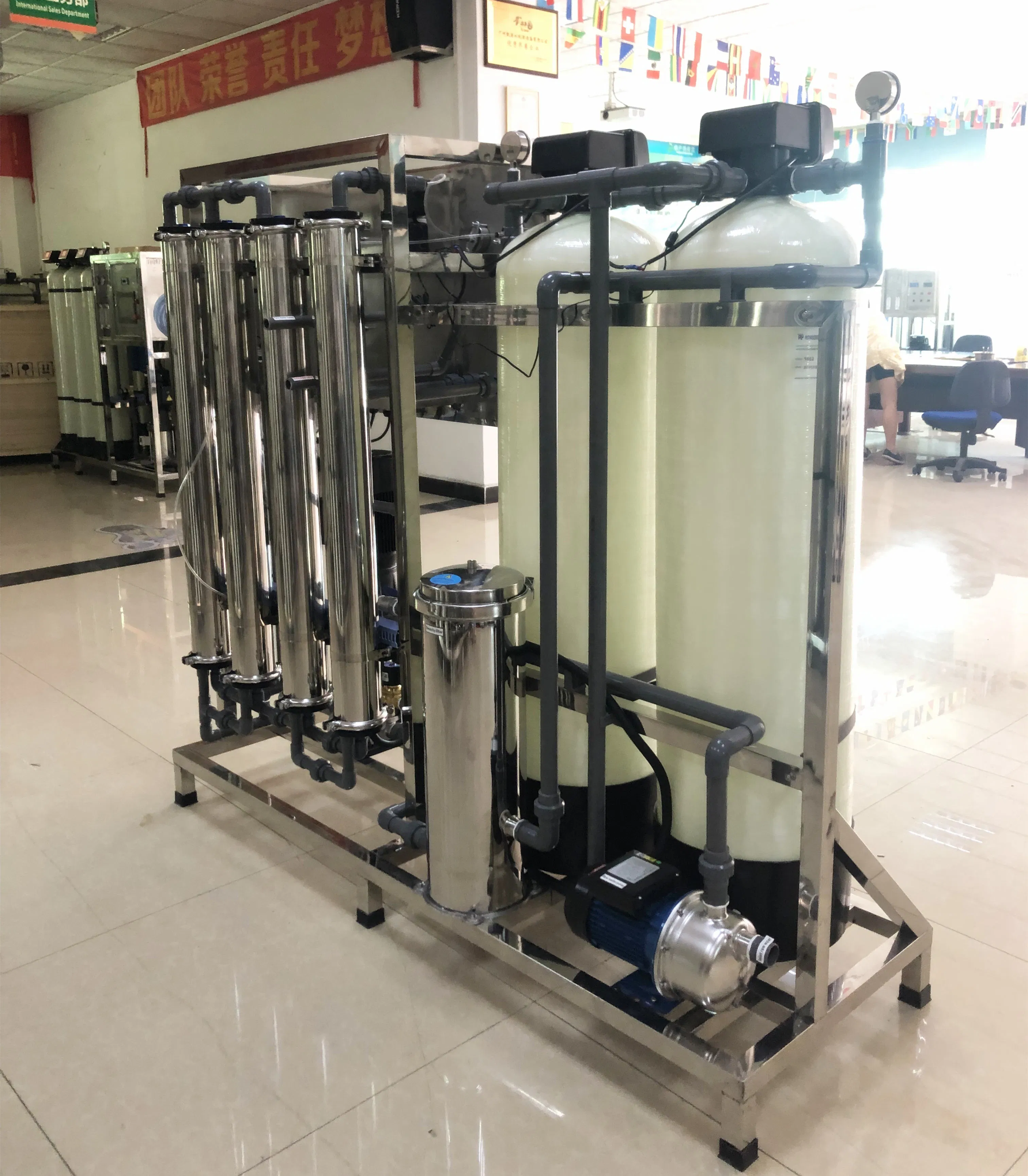1000L/H Mineral Water Filtration Treatment Machine Reverse Osmosis System Drinking Plant
