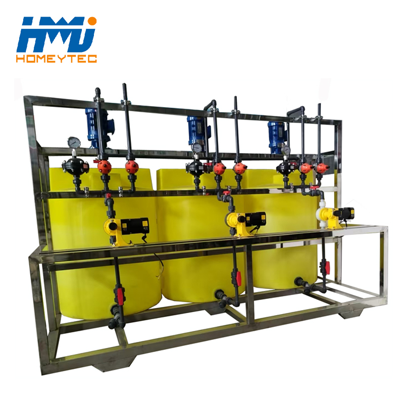 Automatic Chemical Feeding Dosing System for Waste Water Treatment.