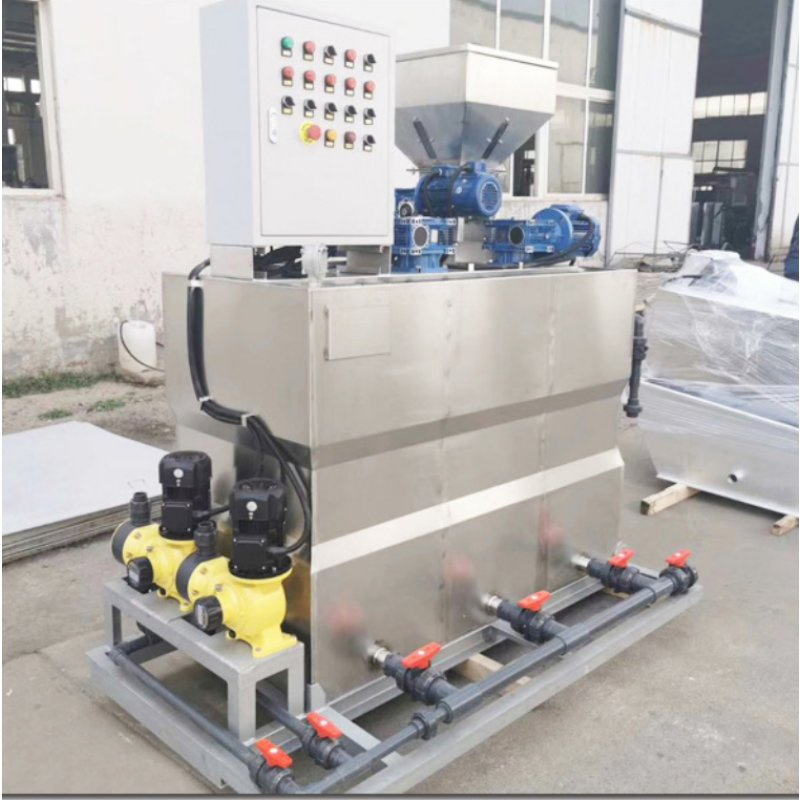PAM Polymer Dosing System Automatic Chemical Dosing Device with Mixer and Tank