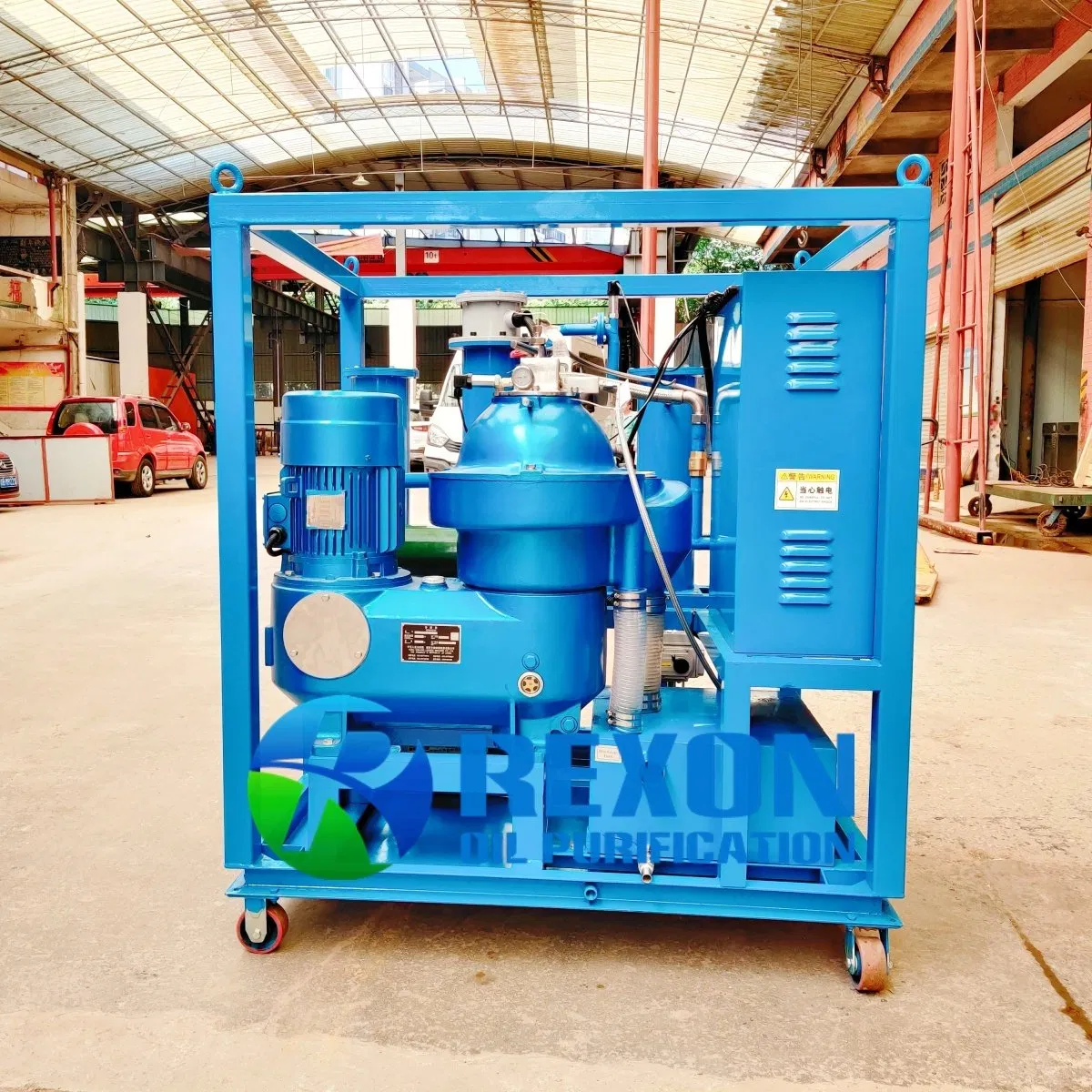 Ship Oil Separation Machine, High Speed Centrifugal Oil Purification System Rcf 6000lph