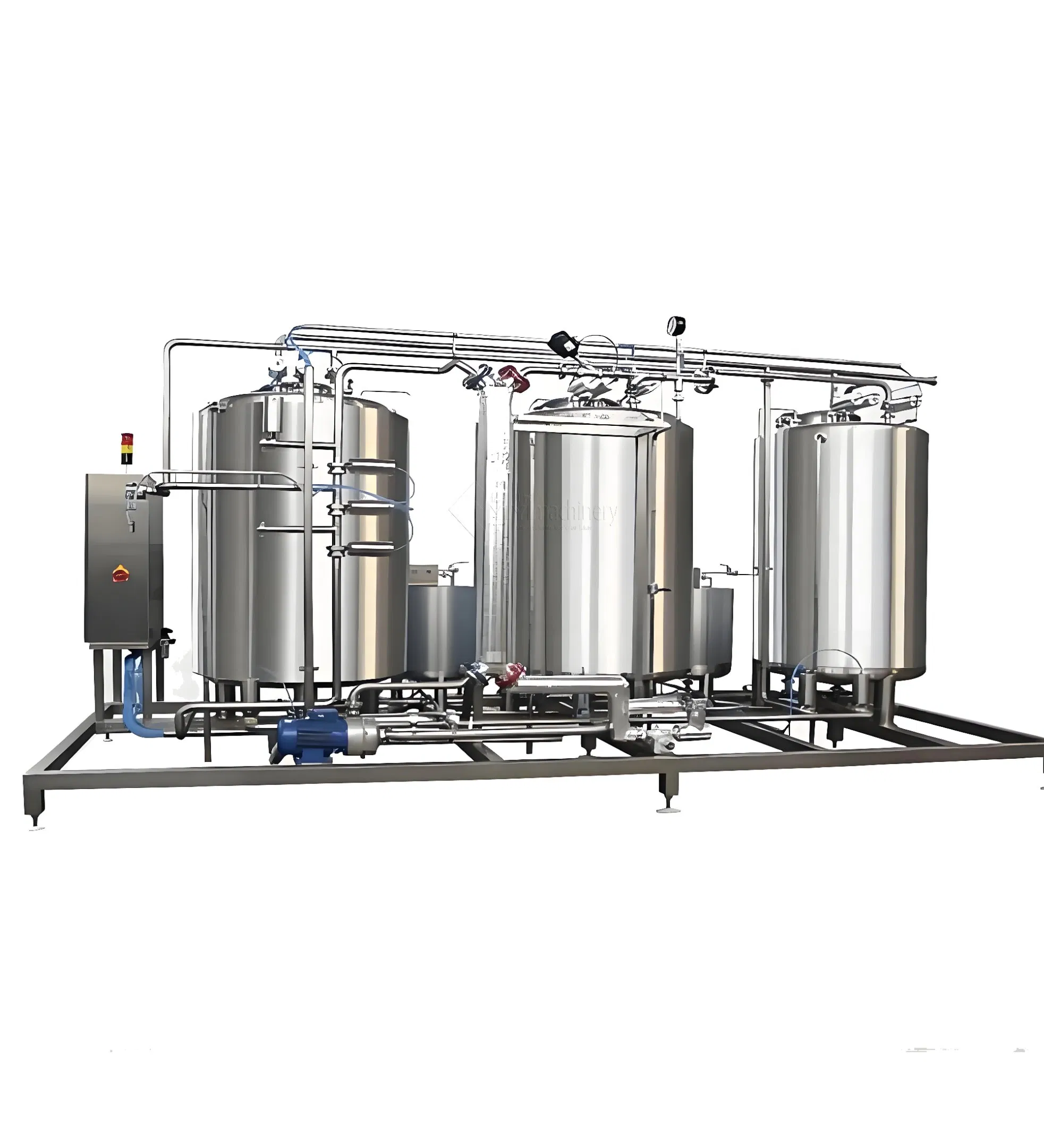 Food Grade Beverage Production Line CIP System