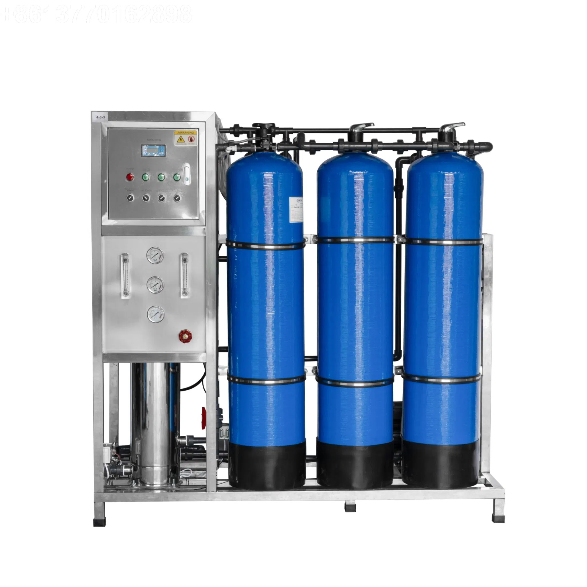 3t/Hr Industrial Groundwater Well Saltwater Treatment RO Purifying Water System Plant Reverse Osmosis Desalination Machine