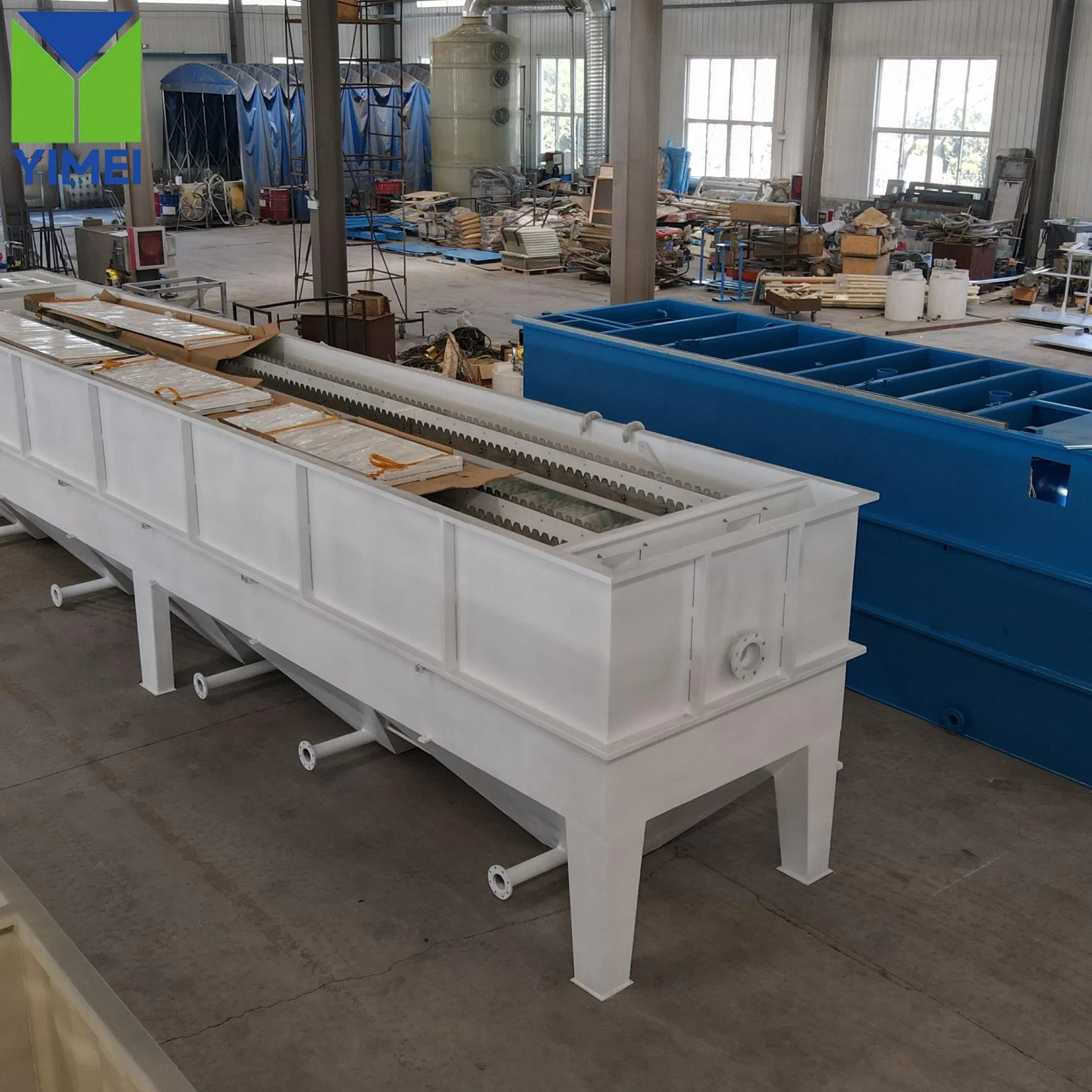 Hot Sale 5m3/H-500m3/H Pre Treatment Lamella Clarifier Sludge Thickening System with Inclined Plate Clarifier for Solid Liquid Separator