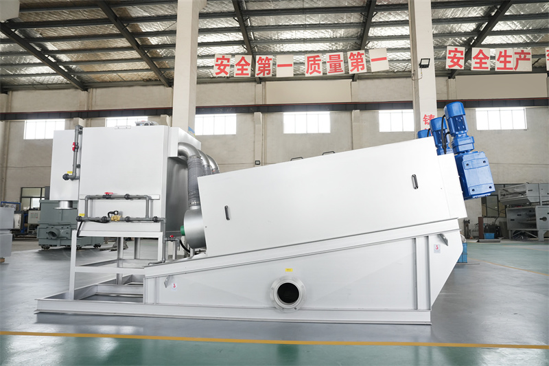 Advanced Municipal Wastewater Sludge Dewatering and Drying System