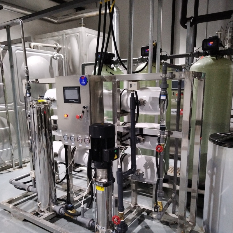 Commercial RO Membrane Filtration Reverse Osmosis Deionized Pure Water Treatment Cleaning System