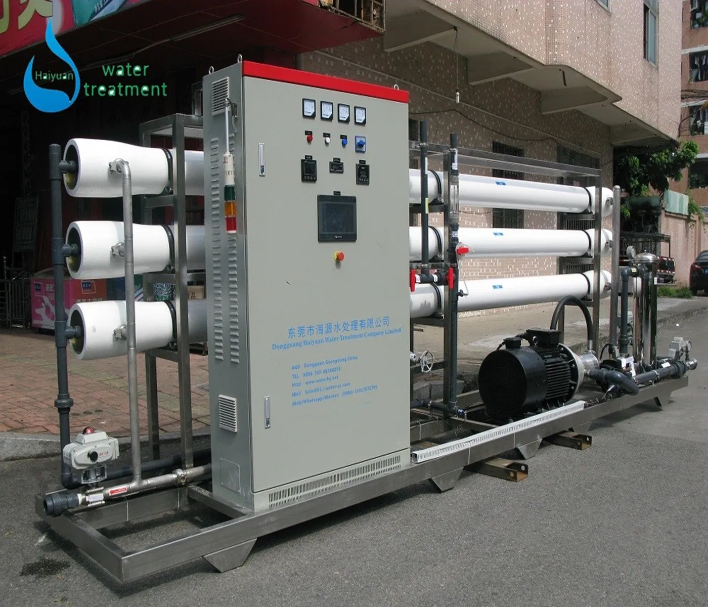 Container Mobile Solar Powered industrial Seawater Sea Salt RO Drinking Water Purification Filter Purifier System Reverse Osmosis Desalination Treatment