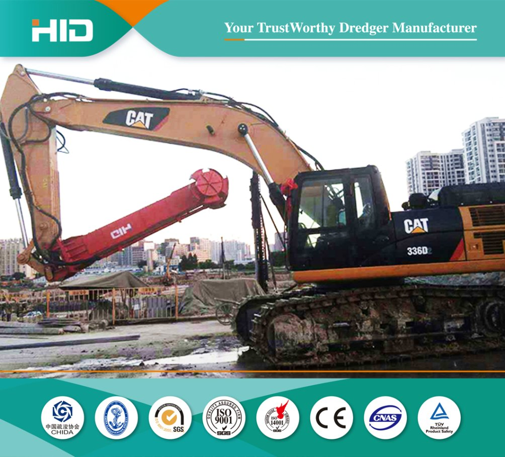 Double Head Soil Mixing Equipment Processor Sludge Solidification System with Power Mixer