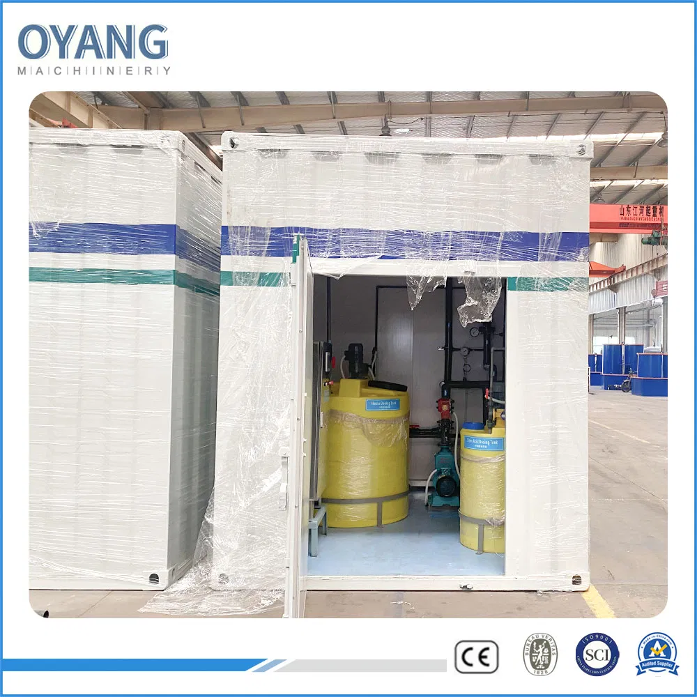 Advanced Containerized Large Water Waste Treated Sewage Treatment Plant Solution