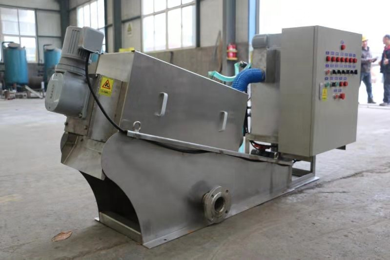 Special Sewage Dewatering Equipment for Glass Fiber Plant Volute Sludge Dewatering Machine