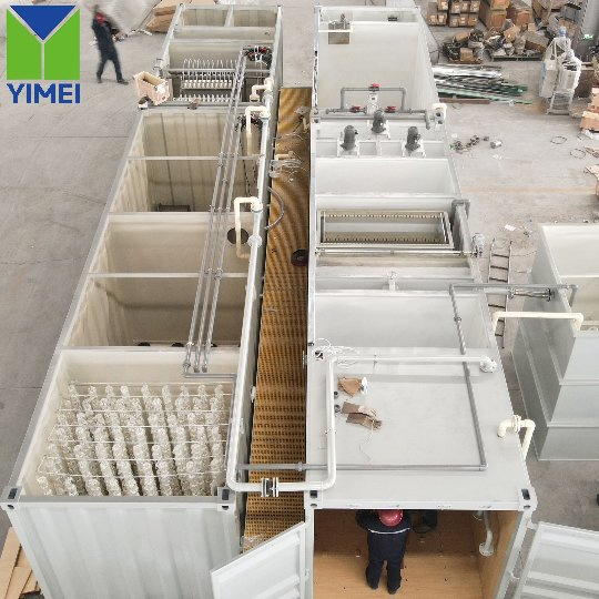 Industrial Wastewater Treatment System Featuring Mbr and Mbbr Processes