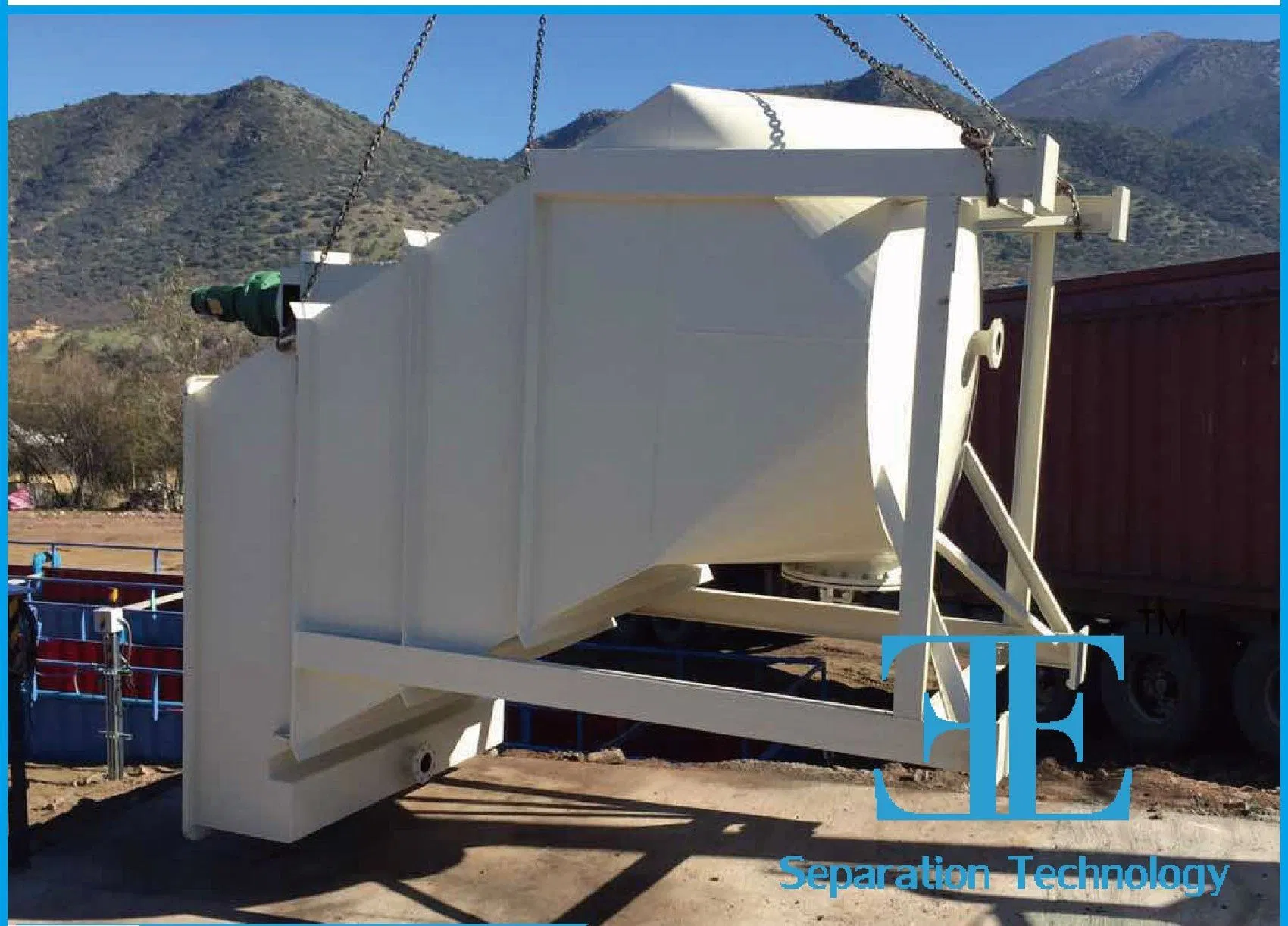 Ecopro Lamella Clarifier Sludge Thickening System with Inclined Plate Clarifier for Solid Liquid