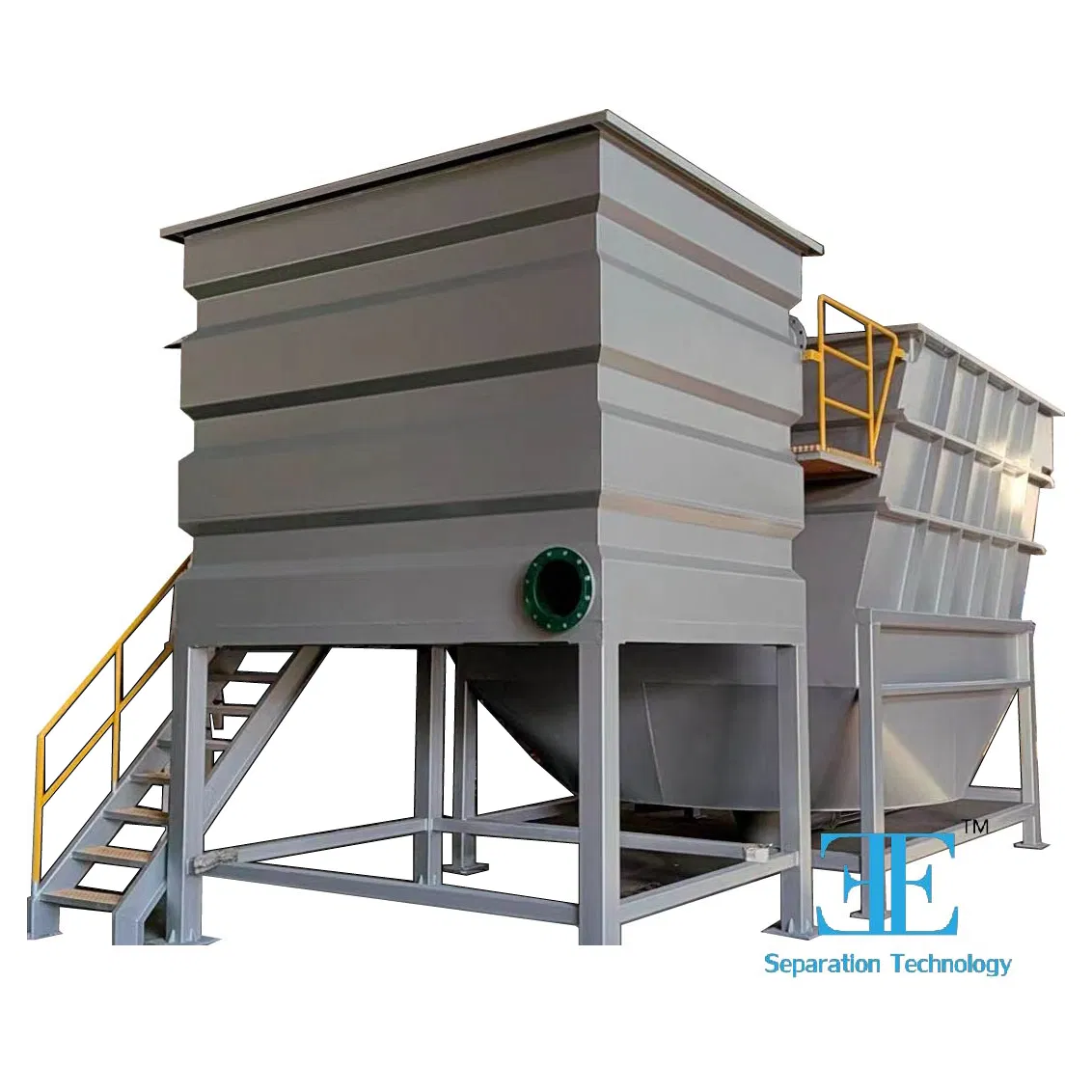 Lamella Clarifier Sludge Thickening System with Inclined Plate Clarifier for Solid Liquide Separator of Biogaz