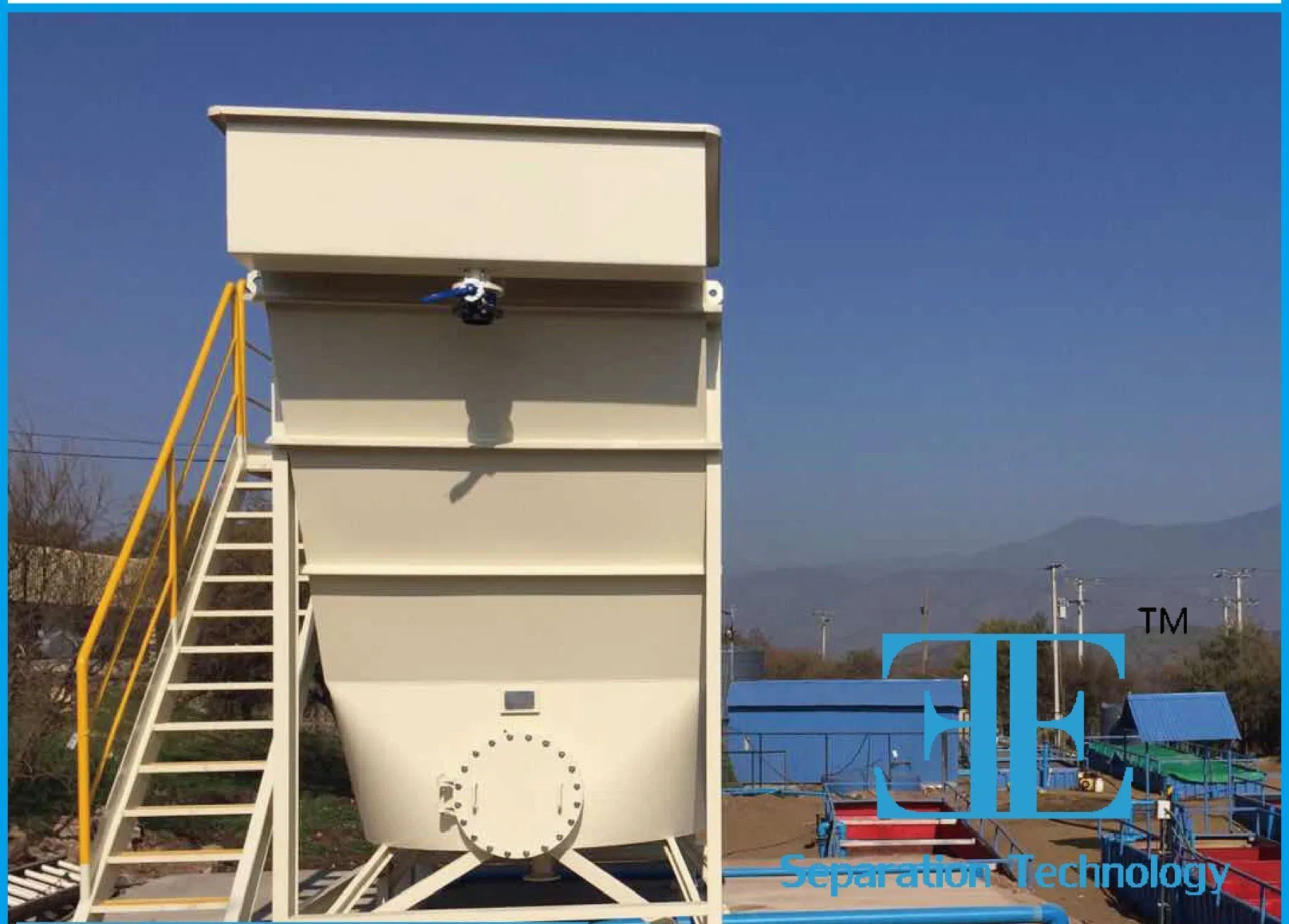Ecopro Lamella Clarifier Sludge Thickening System with Inclined Plate Clarifier for Solid Liquid