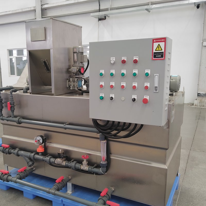 Polymer Preparation Unit SS304/316 Automatic Polymer Dosing System Chemical Mixing &Flocculation Tank