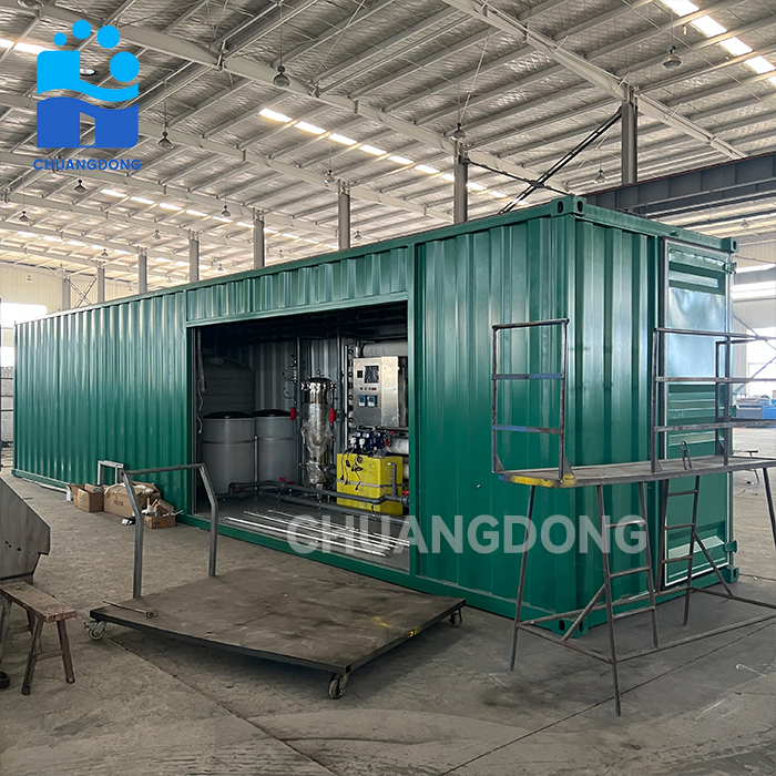 18tph Containerized Reverse Osmosis System for Tap/Borehole/Well Water Treatment Supplier