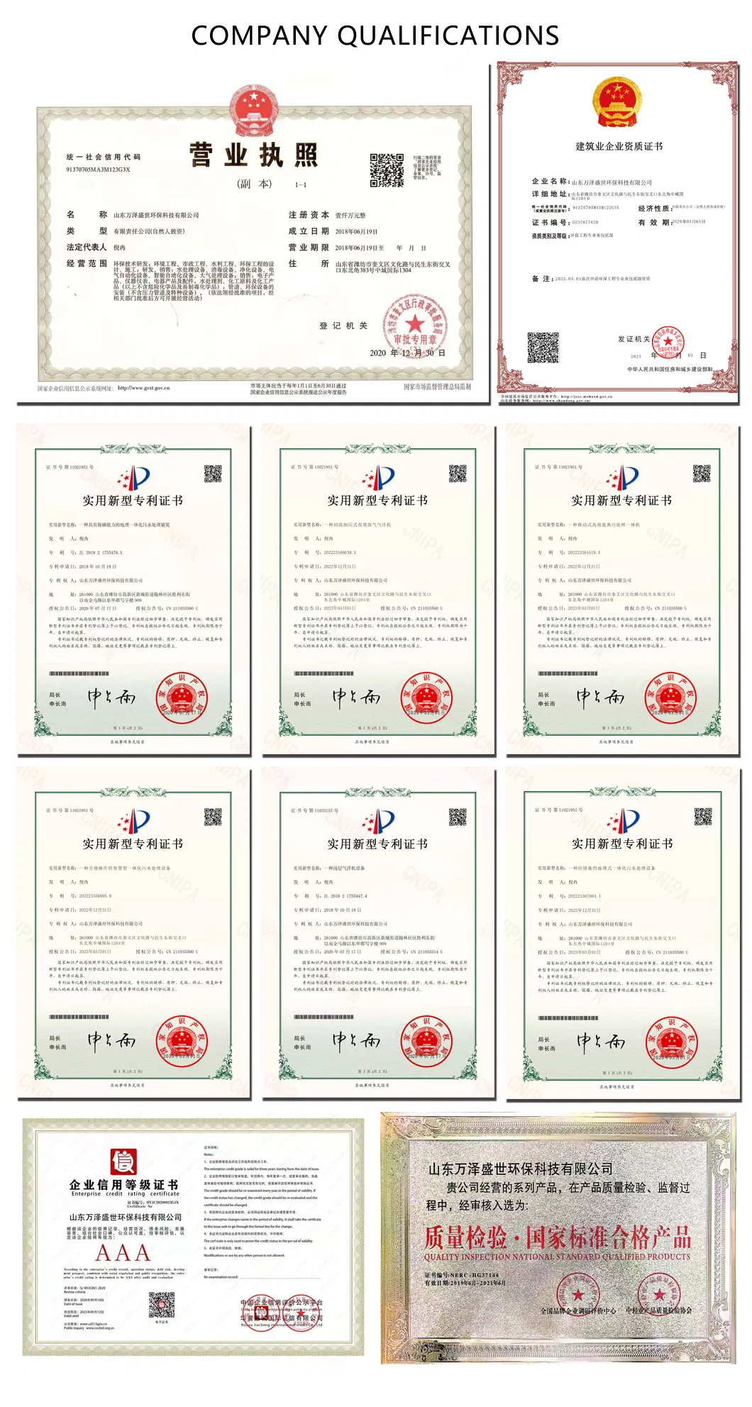 Product Certifications