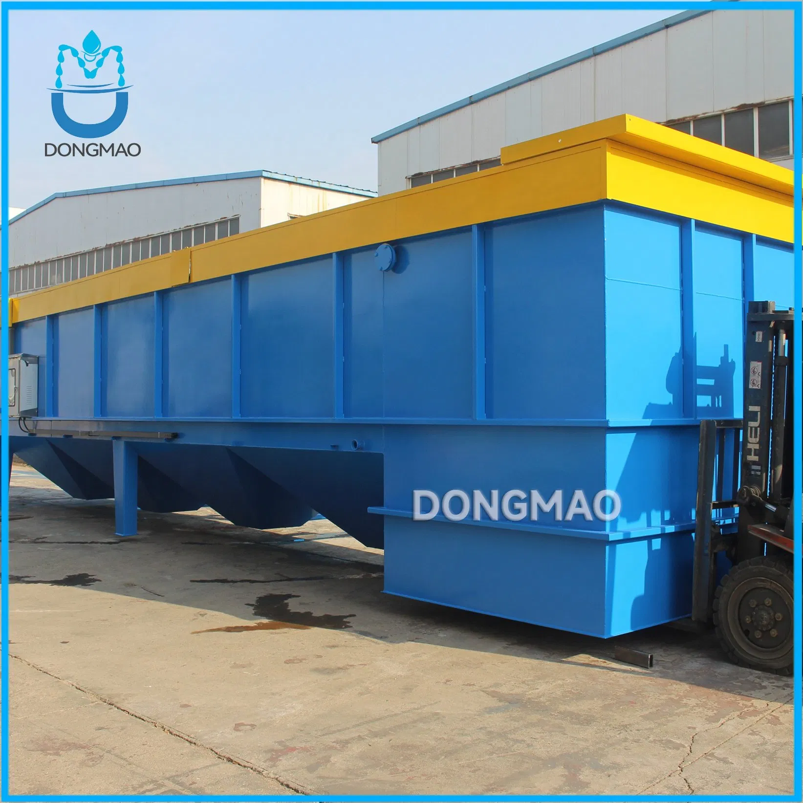 Integrate Dissolved Air Flotation System for Chemical Reaction Hospitals Schools Industrial Parks Sewage Treatment