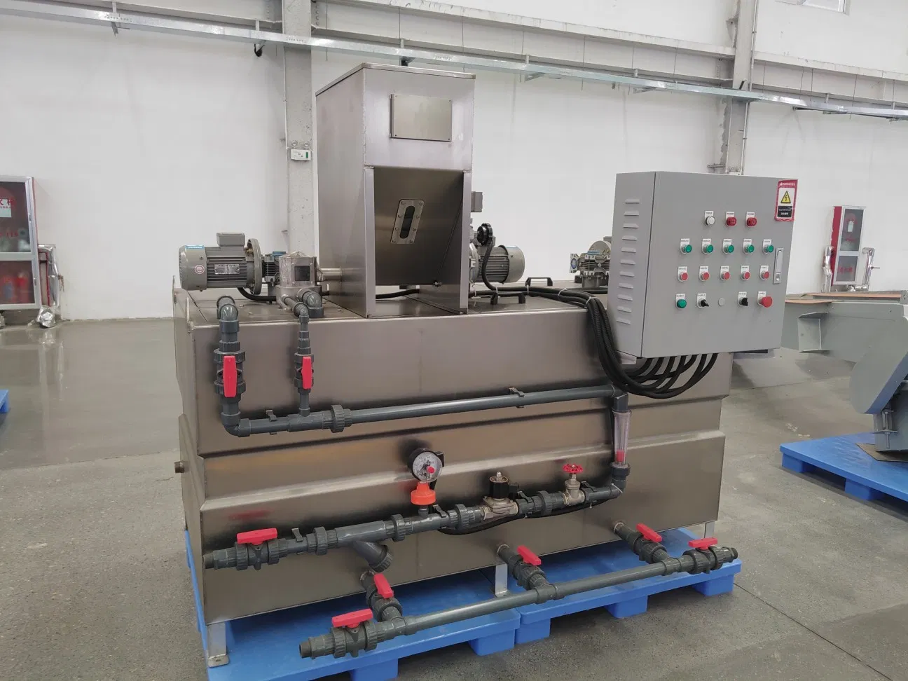 Iepp Automatic Polymer Municipal Wastewater Treatment Dosing System All in One Dosing Device Plant Polymer Preparation System