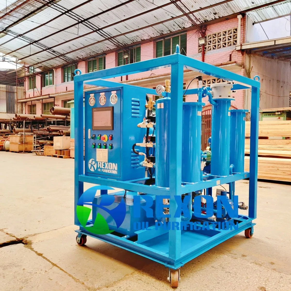 Ship Oil Separation Machine, High Speed Centrifugal Oil Purification System Rcf 6000lph