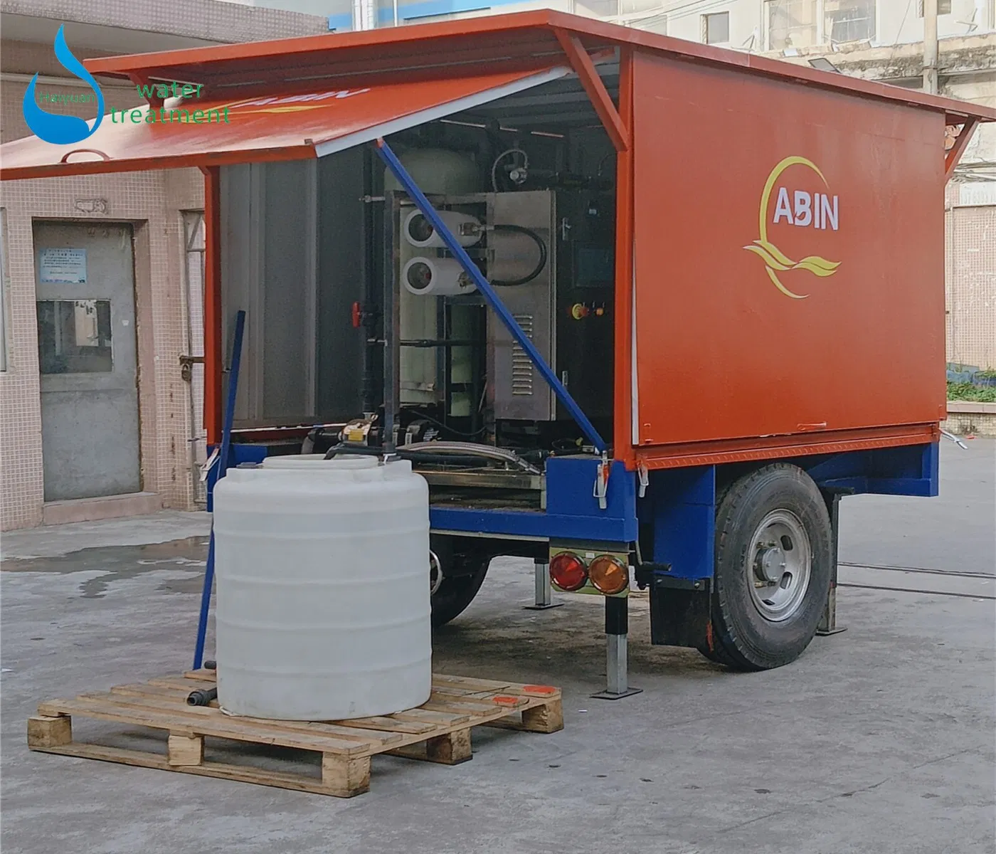 Containerized Mobile Seawater Sea Water Desalination Treatment Drinking Filtration Purification Industrial RO Softener Reverse Osmosis System Filter Purifier