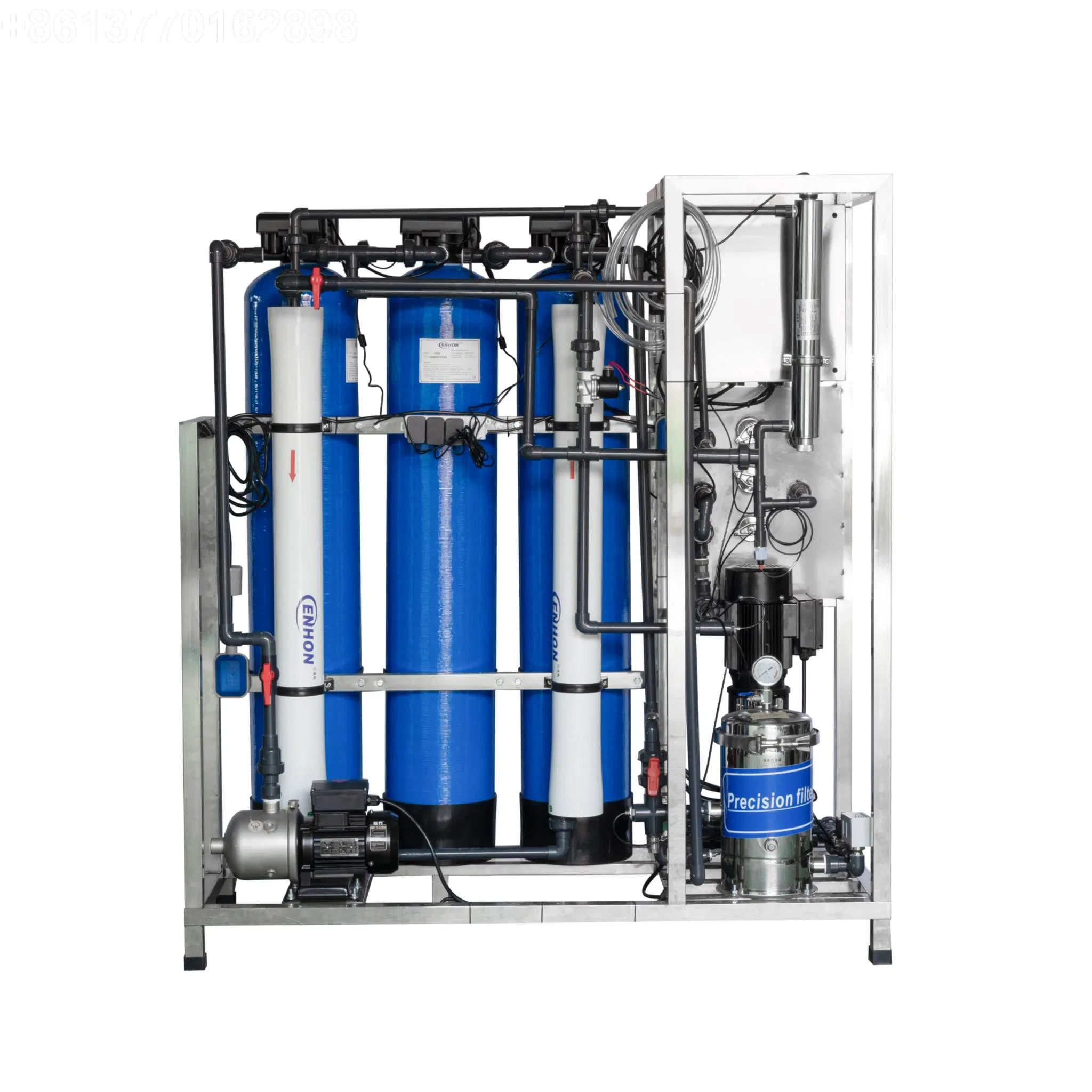 3t/Hr Industrial Groundwater Well Saltwater Treatment RO Purifying Water System Plant Reverse Osmosis Desalination Machine