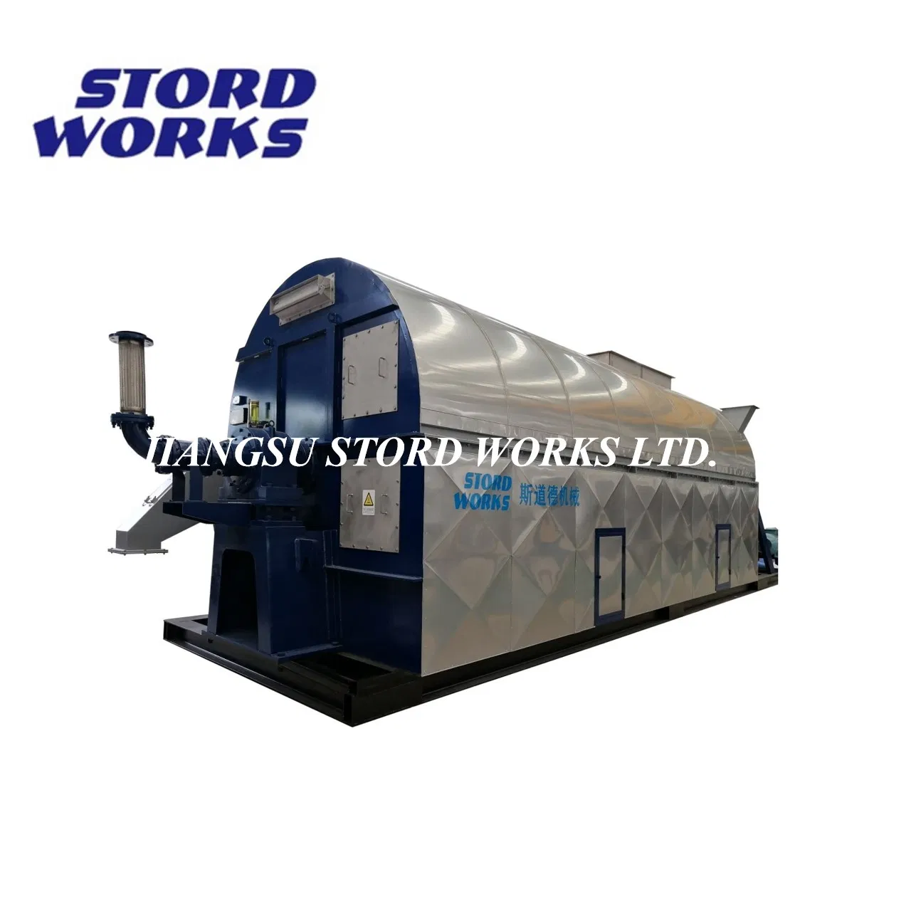 Professional Sludge Drying machinery Customized Steam Tube Bundle Dryer System