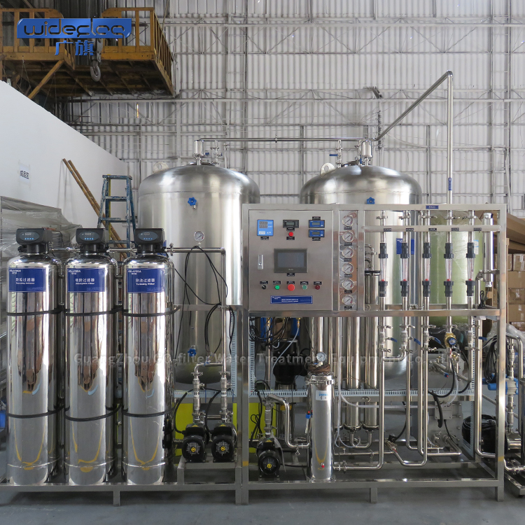 0.5t EDI 500lh Ultrafiltration Membrane Filter Water Purifier Machine Water Treatment UF Filtration System