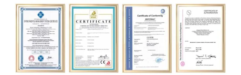 Certifications