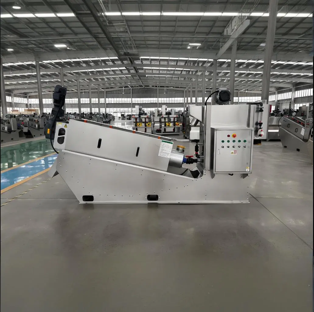 High Performance Screw Press Sludge Dewatering Equipment for Sludge