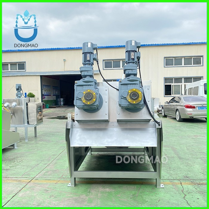 SS304 OEM Screw Press Sludge Dewatering Equipment Customizable Length/Diameter for Large Treatment Plants