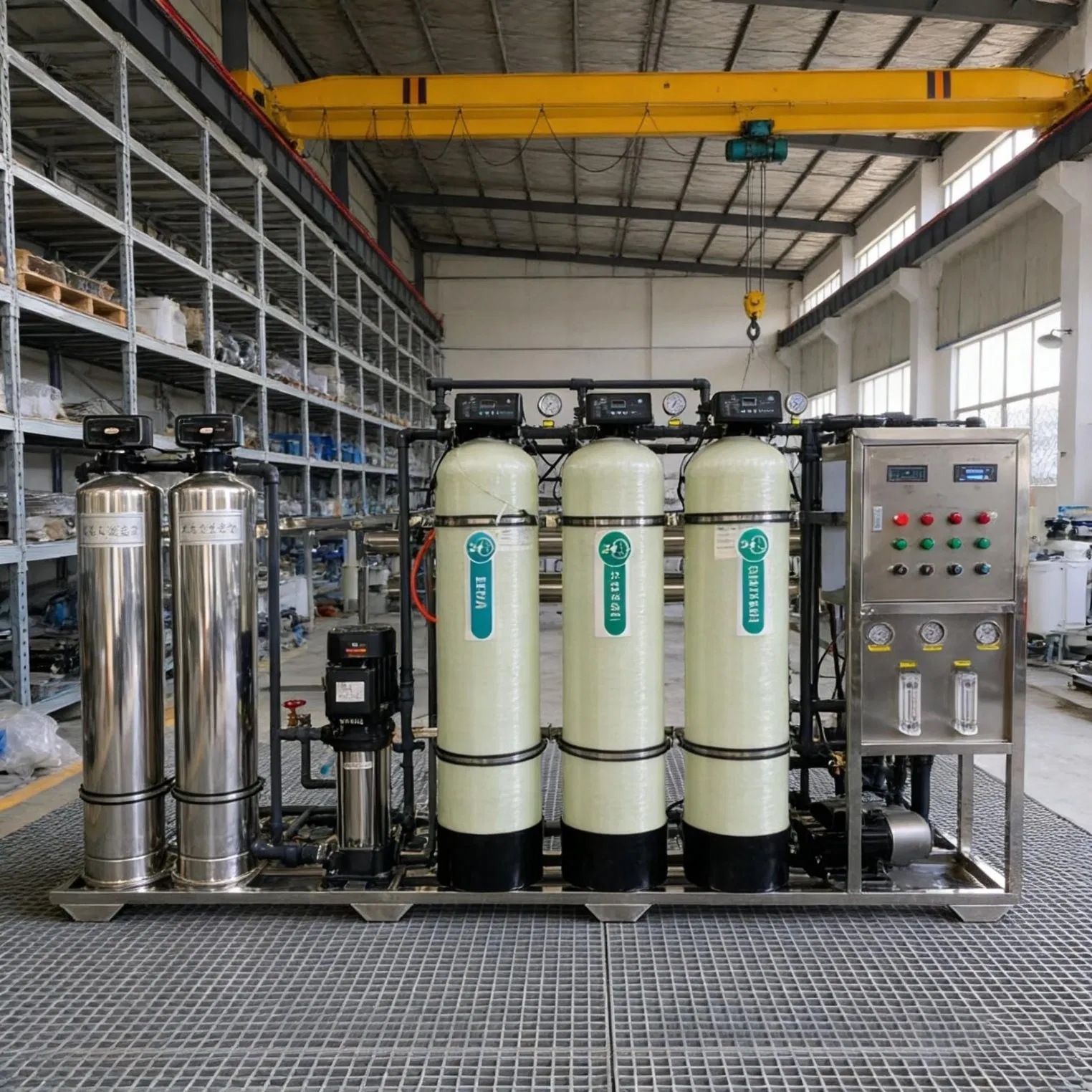 1/2/3/4/5/10m3/Day Industrial Water Purification Treatment System for Wastewater Purification Reuse