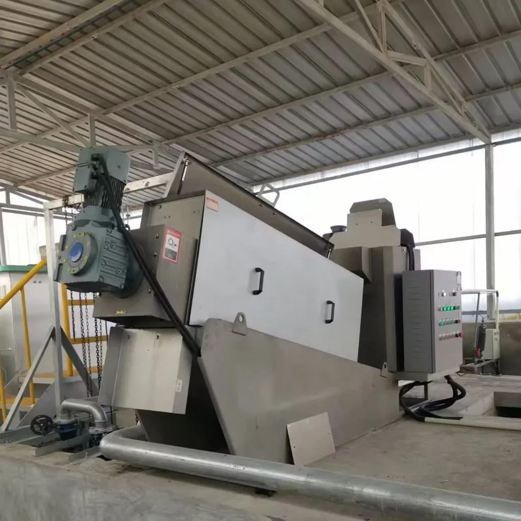Dewatering Screw Press Sludge Treatment Equipment for Water Treatment