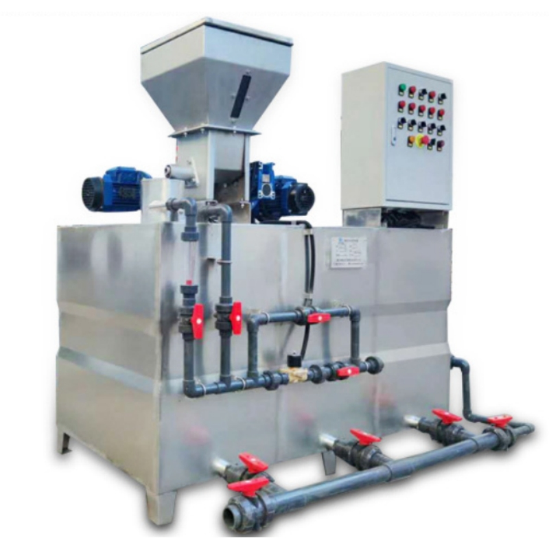 PAM Polymer Dosing System Automatic Chemical Dosing Device with Mixer and Tank