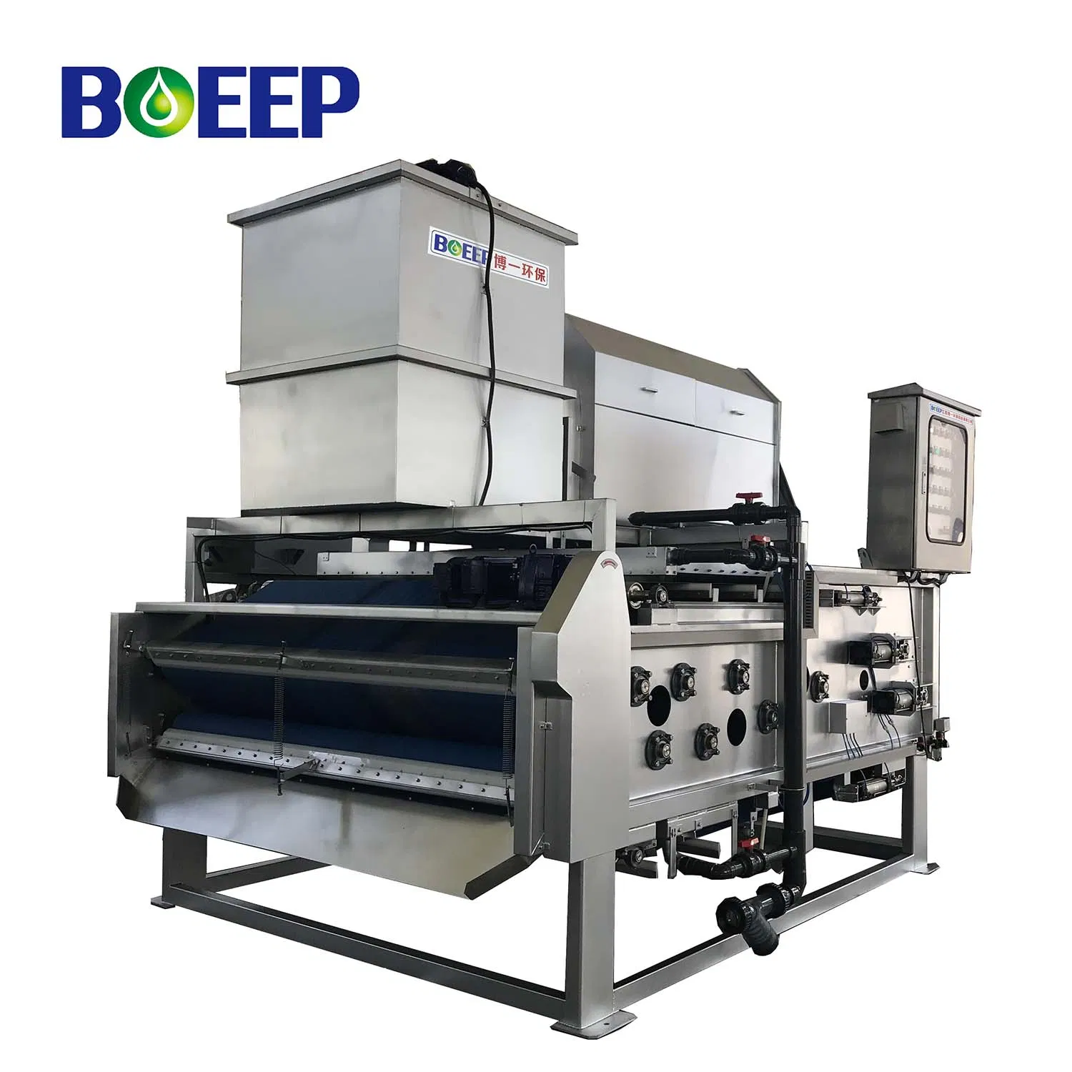 Sewage and Wastewater Sludge Handling System Mechanical Belt Filter Press