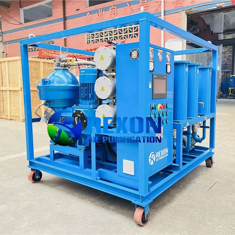 Rexon Centrifugal Oil Separator, Emulsion Breaker, Slag Discharge System for Industrial Lubricating Oil, 6000lph