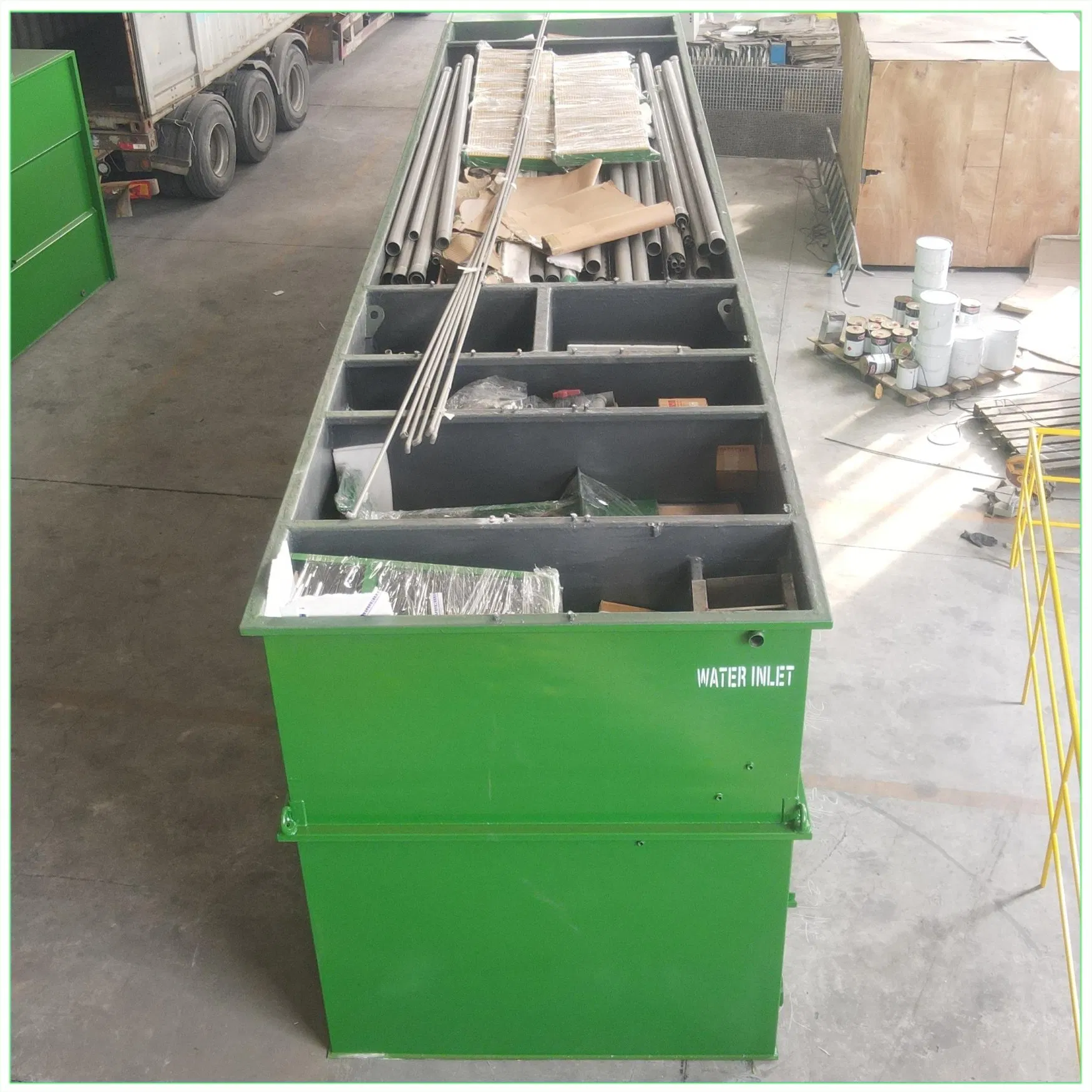 Pre Ttreatment Lamella Clarifier Sludge Thickening System with Inclined Plate Clarifier for Solid Liquide Separator of Biogas